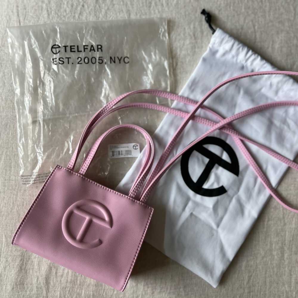 Telfar Small Bubblegum Shopping Bag